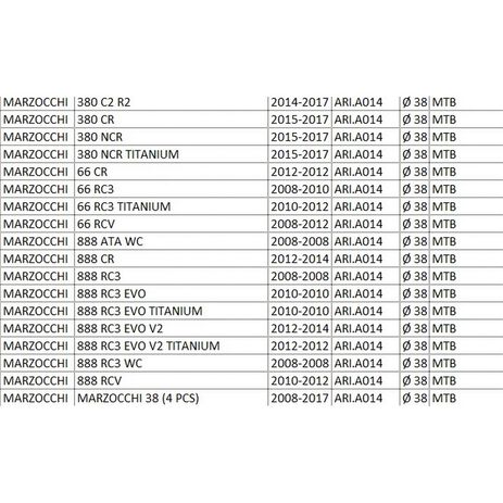 _Kit Paraoli di Forcella Ariete Marzocchi 380 C2 R2 14-17 D38 MTB | ARI.A014 | Greenland MX_