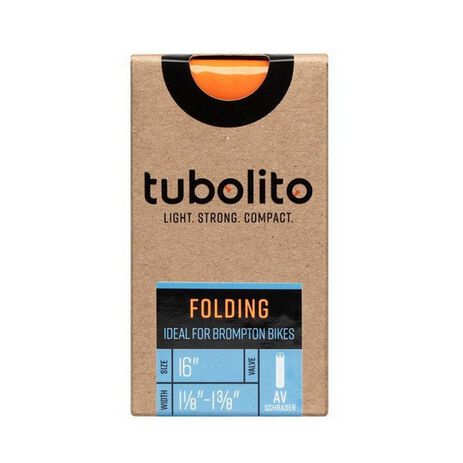 _Camera Tubolito Tubo Folding (16" X 1-1/8" - 1-3/8") Schrader 40 mm | TUB33000100 | Greenland MX_