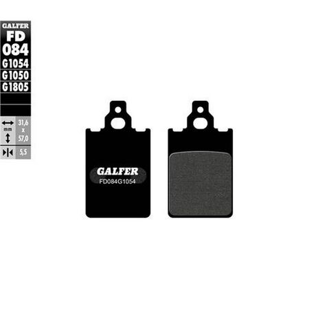_Pastiglie Freno Galfer Posteriore Semi Metallo Gas Gas TXT 04-.. | FD084G1054 | Greenland MX_