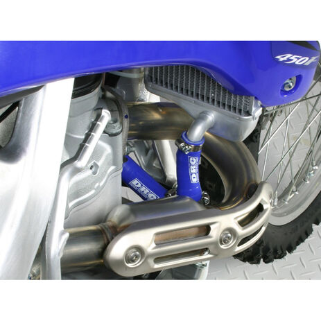 _DRC Kawasaki KX 85 14-.. Radiator Hose Blue | D47-01-222 | Greenland MX_