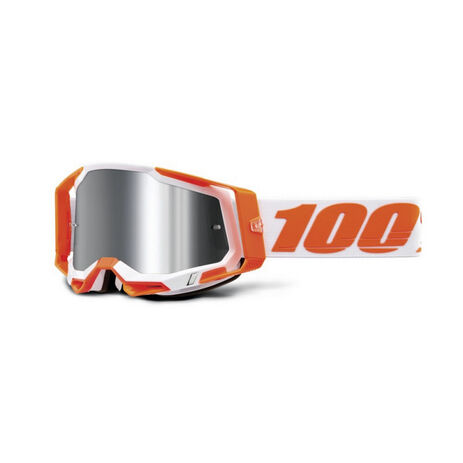 _Maschera 100% Racecraft 2 Orange Lente a Specchio | 50010-00013-P | Greenland MX_