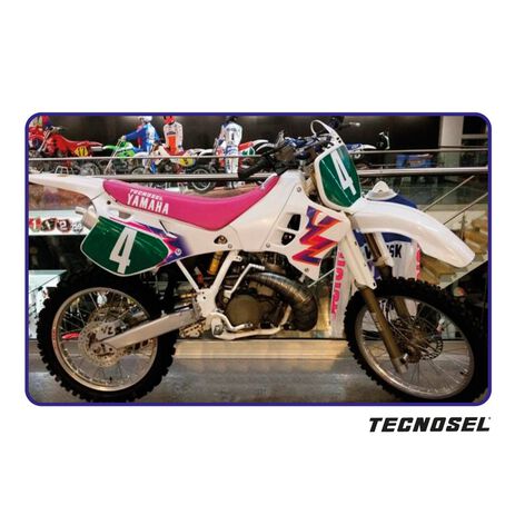 _Kit Adesivi + Copertina Sella Tecnosel Replica Team Yamaha 1993 YZ 125/250 93-95 | 82V01 | Greenland MX_