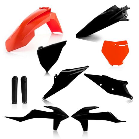 _Full Kit in Plastica Acerbis KTM SX/SX-F 19-.. Nero/Arancione | 0023479.313-P | Greenland MX_