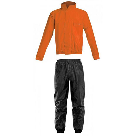 _Giacca + Pantalone Antipioggia Acerbis Logo Arancione/Nero | 0016428.209 | Greenland MX_