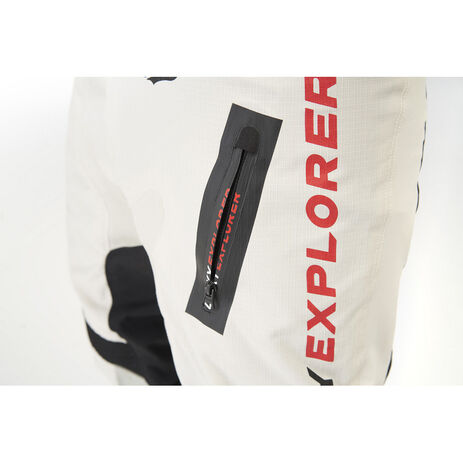 _Pantaloni Fuel Endurage Bianco/Rosso | W23PANTENDLUCKY30-P | Greenland MX_