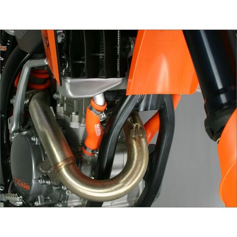 _Tubi Radiatore DRC KTM SX 65 16-19 Arancione | D47-01-828 | Greenland MX_