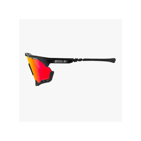 _Occhiali Scicon Aeroshade XL Nero Lenti Multi-Specchio Rosso | EY25060201-P | Greenland MX_