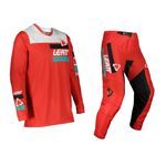 _Kit Maglia e Pantalone Bimbi Leatt Moto 3.5 Rosso | LB5022040460-P | Greenland MX_