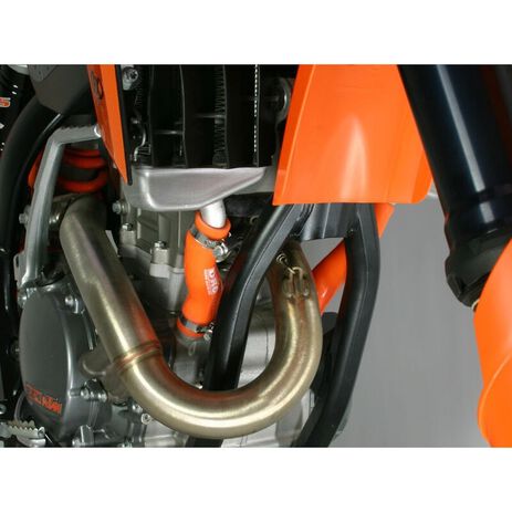 _Tubi Radiatore DRC KTM SX 65 09-15 Arancione | D47-01-827 | Greenland MX_