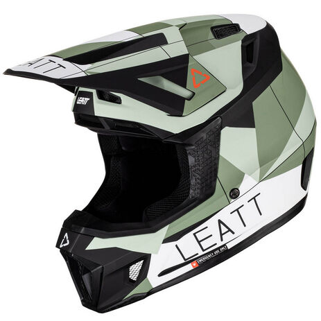 _Casco con Maschera Leatt Moto 7.5 Verde | LB1023010650-P | Greenland MX_