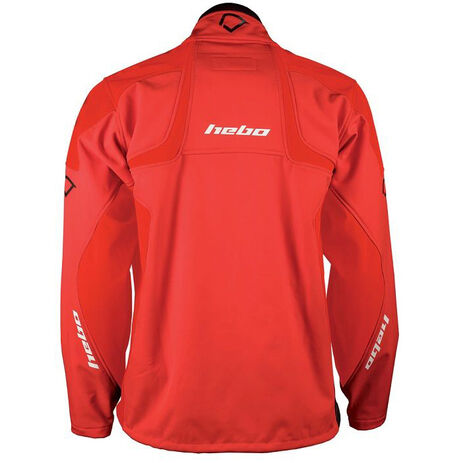 _Giacca Antivento Hebo Baggy Soft Shell Rosso | HE4260R | Greenland MX_