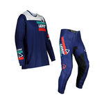 _Kit Maglia e Pantalone Bimbi Leatt Moto 3.5 Blu/Rosso | LB5022040470-P | Greenland MX_