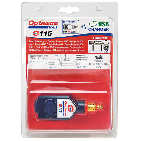 _Caricabatterie USB Optimate Dual 3300 MA O-115 | 00600115 | Greenland MX_