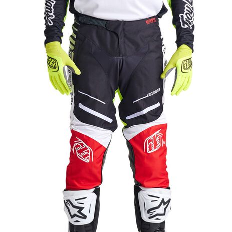 _Pantaloni Troy Lee Designs GP Pro Blends Bianco/Rosso | 277027031-P | Greenland MX_