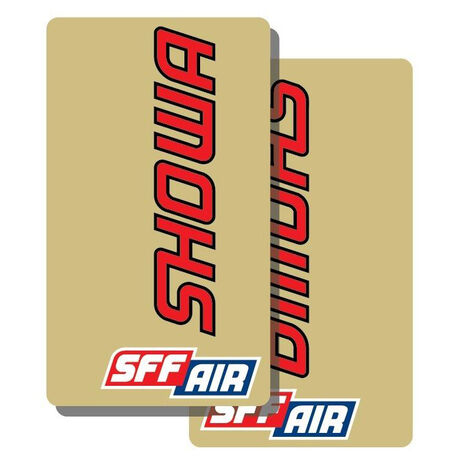 _Adesivo TJ Vinile Trasparente  Forcella Showa SFF Air | TJFSSHSFF | Greenland MX_