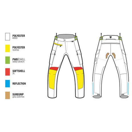 _Pantaloni Donna Rev'it Outback 3 Lunghezza Standard | FPT094-0011 | Greenland MX_