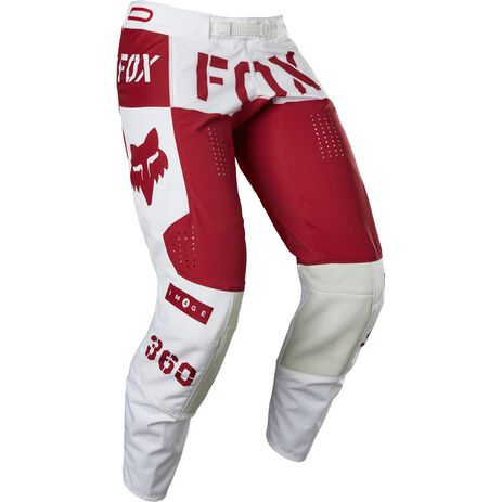 _Pantaloni Fox 360 Nobyl Rosso/Bianco | 28141-054 | Greenland MX_