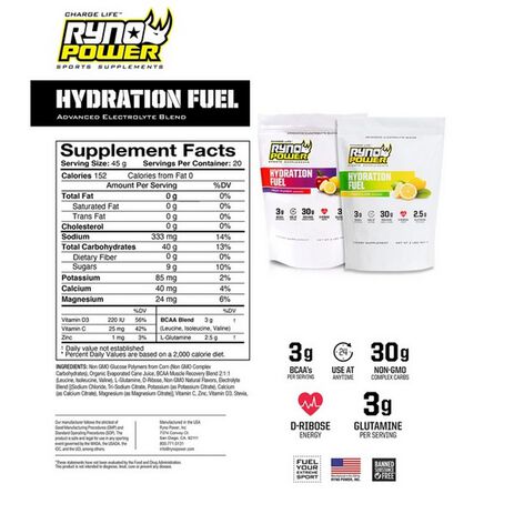 _Elettroliti Ryno Power Hydration Fuel Ponch di Frutta 907 Gr. | HYD487 | Greenland MX_