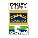 _Kit Adesivi Parafango Anteriore Retro Oakley | FK-OAKLEYBKW-P | Greenland MX_