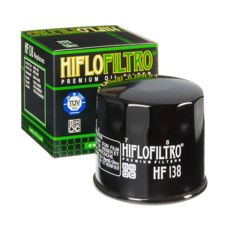 _Filtro Olio Hiflofiltro Suzuki KLT-A400 09-16 | HF138 | Greenland MX_