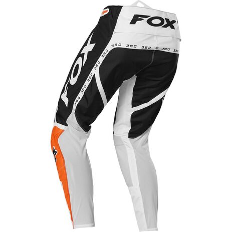 _Pantaloni Fox 360 Dvide Nero/Bianco/Arancione | 28822-135 | Greenland MX_