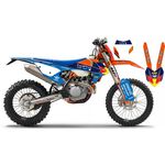 _Kit Completo Adesivi KTM EXC 17-19 Go Pro Blue Edition | SK-KT17GP19RBWT | Greenland MX_