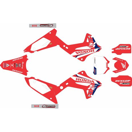 _Kit Completo Adesivi Kit Restyling Polisport Look 2022 Honda CR 250 R 02-07 Ama Edition | SK-HOCR25R022AMA-P | Greenland MX_