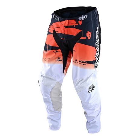 _Pantaloni Bimbo Troy Lee Designs GP Brushed Blu Navy/Arancione | 209275001-P | Greenland MX_