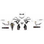 _Kit Completo Adesivi Kawasaki KX 450 F 12-15 White Black Edition | SK-KX4501215WTBK-P | Greenland MX_