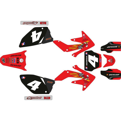 _Kit Completo Adesivi Honda CRF 250 R 04-05 Carmichael Edition | SK-HCRF250405CA-P | Greenland MX_