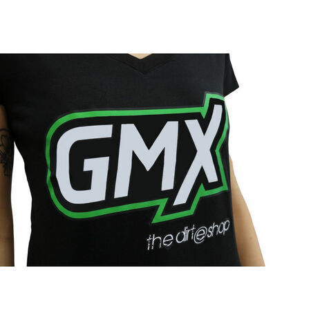 _Maglietta Donna Logo GMX Nero | PU-TGMXW16BK | Greenland MX_